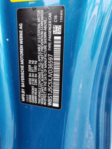 WBS1J5C5XJVD36597 BMW M2