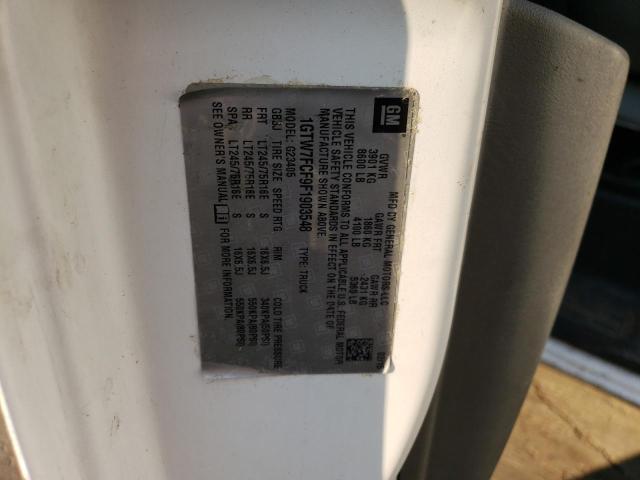 1GTW7FCF9F1903548 GMC Savana G2500