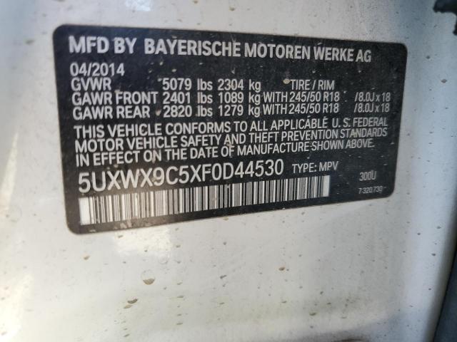 5UXWX9C5XF0D44530 BMW X3 Xdrive28i