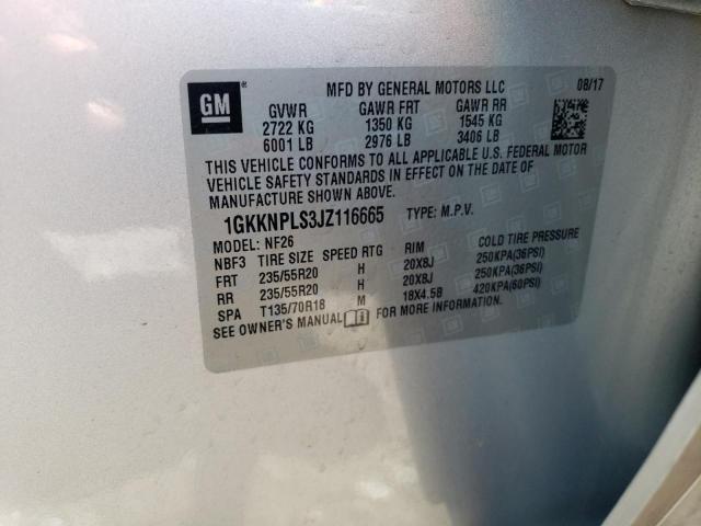 1GKKNPLS3JZ116665 GMC Acadia Denali