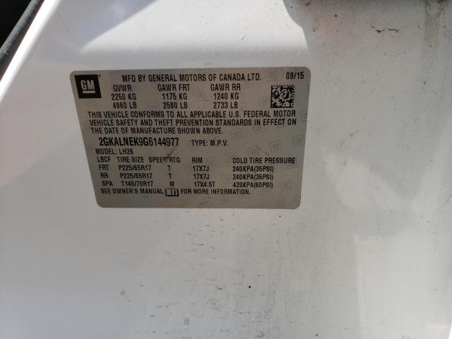 2GKALNEK9G6144977 GMC Terrain Sle