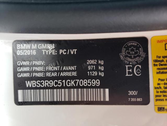 WBS3R9C51GK708599 BMW M4