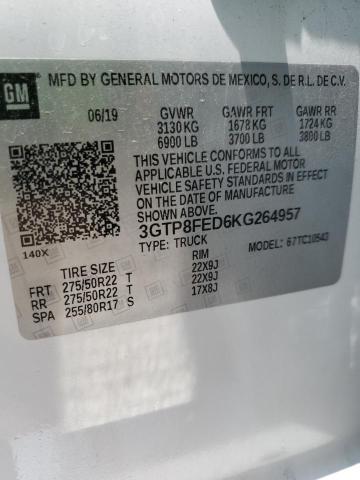 3GTP8FED6KG264957 GMC Sierra C1500 Denali