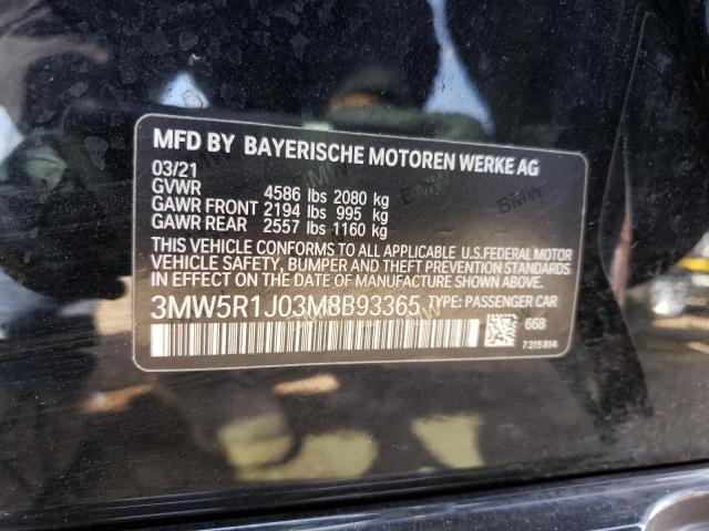 3MW5R1J03M8B93365 BMW 330I