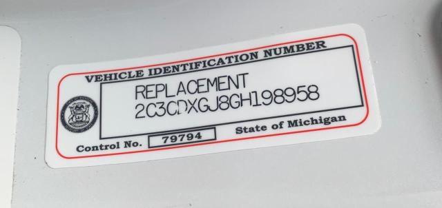 2C3CDXGJ8GH198958 Dodge Charger R/t Scat Pack