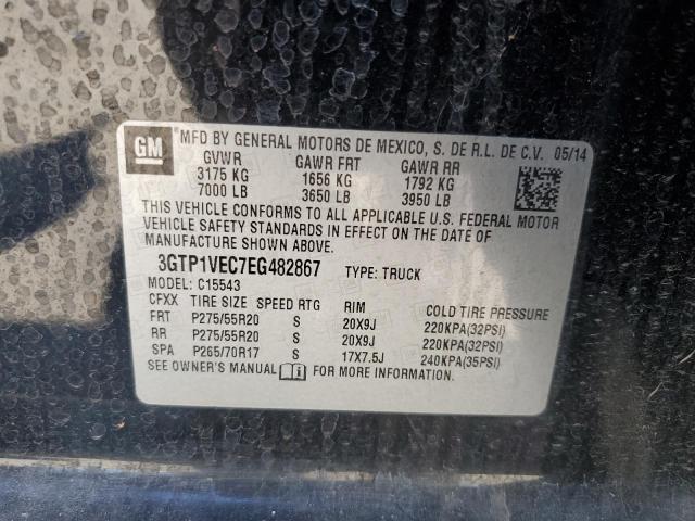 3GTP1VEC7EG482867 GMC Sierra C1500 Slt