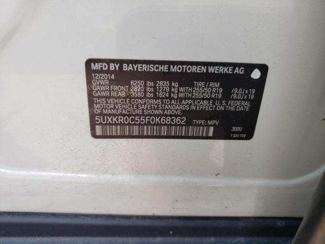 5UXKR0C55F0K68362 BMW X5 Xdrive35i