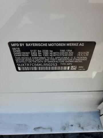 5UXTR7C56KLR50253 BMW X3 Sdrive30i