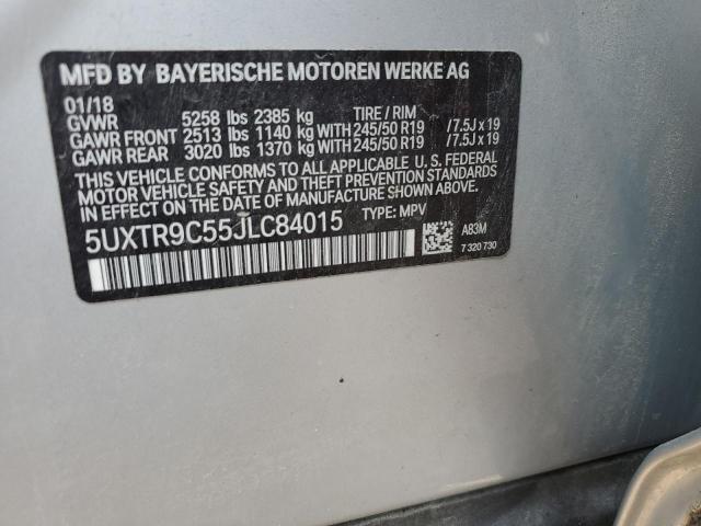 5UXTR9C55JLC84015 BMW X3 Xdrive30i