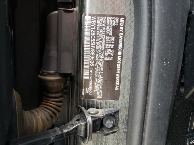 WBY1Z8C55HV889536 BMW I3 REX
