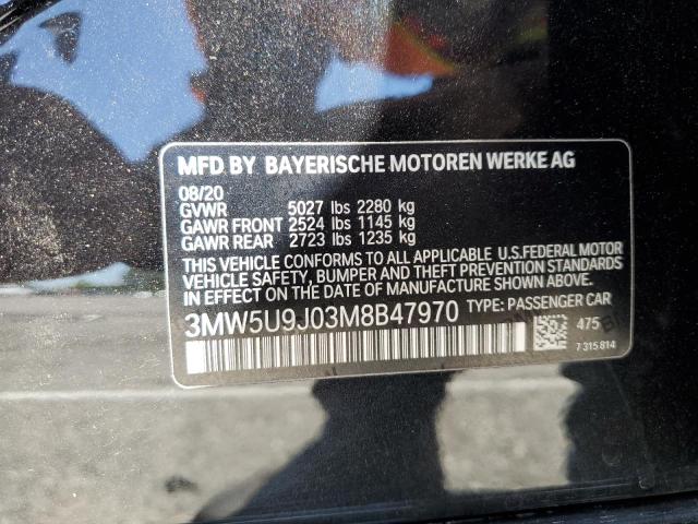 3MW5U9J03M8B47970 BMW M340XI