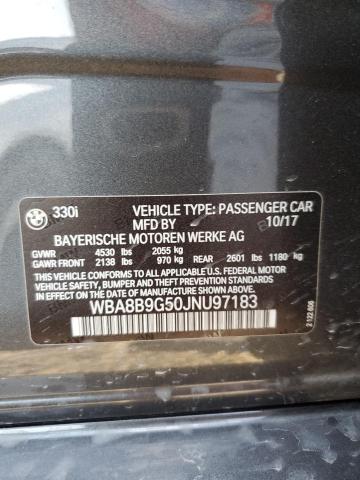 WBA8B9G50JNU97183 BMW 330 I