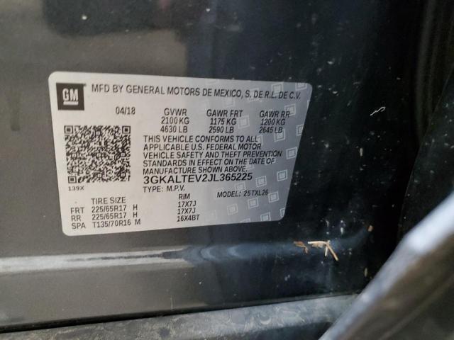 3GKALTEV2JL365225 GMC Terrain Sle