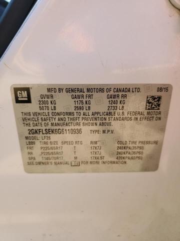 2GKFLSEK6G6110936 GMC Terrain Sle
