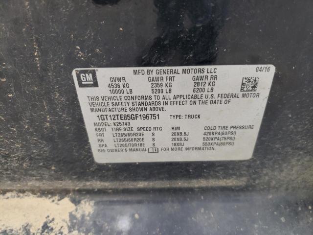 1GT12TE85GF196751 GMC Sierra K2500 Slt