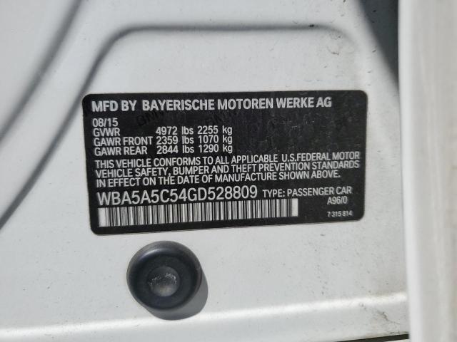 WBA5A5C54GD528809 BMW 528 I