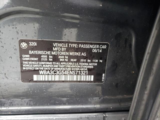 WBA3C3G54ENS71321 BMW 320 I Xdrive