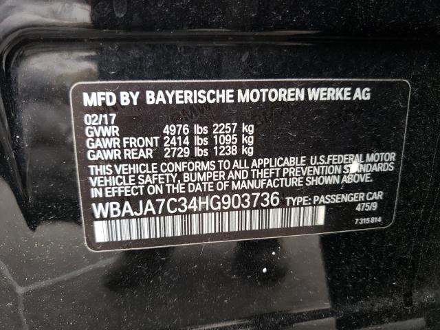 WBAJA7C34HG903736 BMW 530 XI