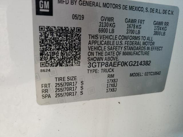 3GTP8AEF0KG214382 GMC Sierra C1500