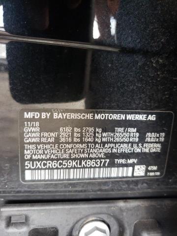 5UXCR6C59KLK86377 BMW X5 Xdrive40i