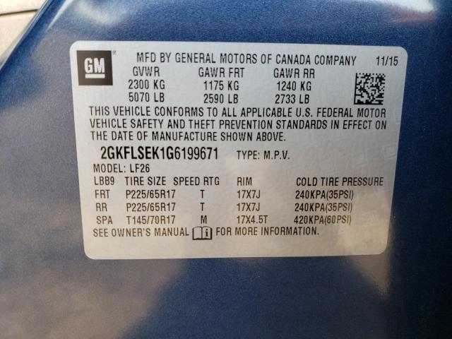 2GKFLSEK1G6199671 GMC Terrain Sle