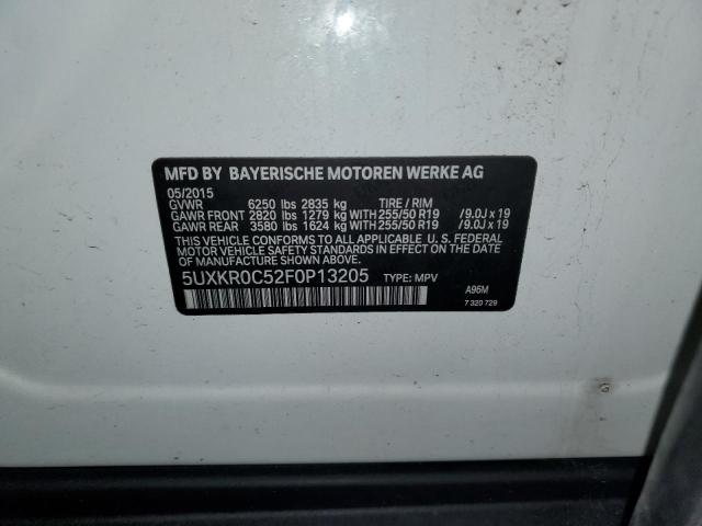 5UXKR0C52F0P13205 BMW X5 Xdrive35i