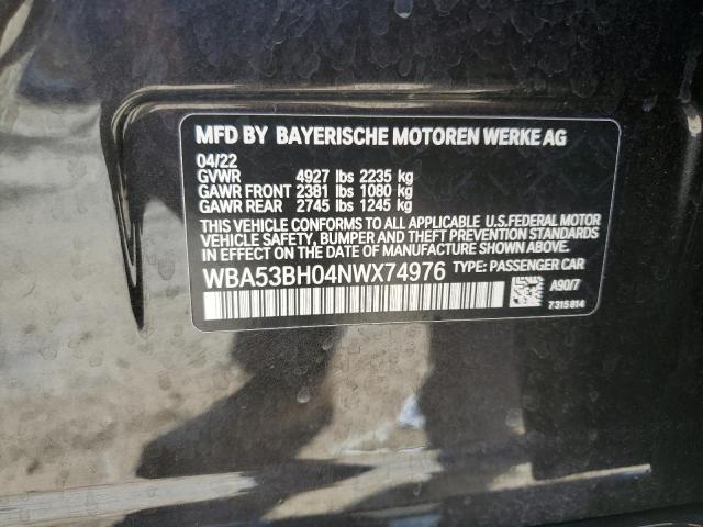 WBA53BH04NWX74976 BMW 530 I