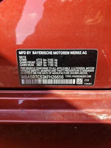 WBA5R7C53KFH26656 BMW 330XI