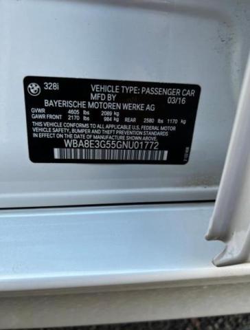 WBA8E3G55GNU01772 BMW 328 Xi Sulev