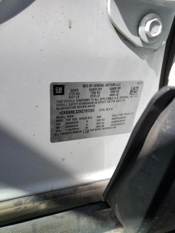 1GKKNMLS2HZ187283 GMC Acadia Slt-1