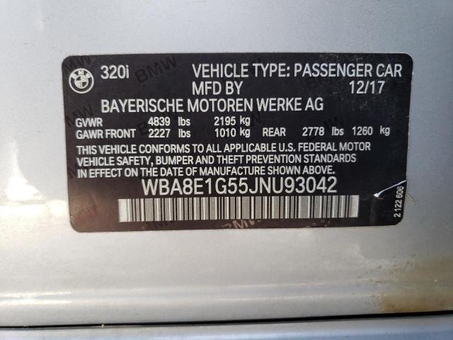 WBA8E1G55JNU93042 BMW 320 I