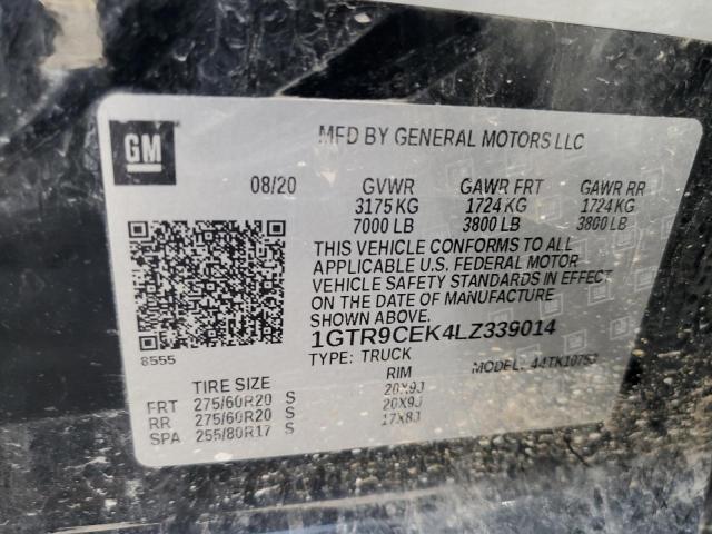1GTR9CEK4LZ339014 GMC Sierra K1500 Elevation