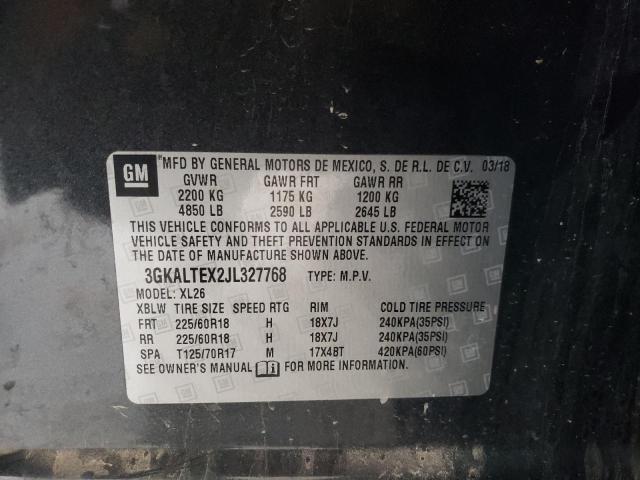3GKALTEX2JL327768 GMC Terrain Sle