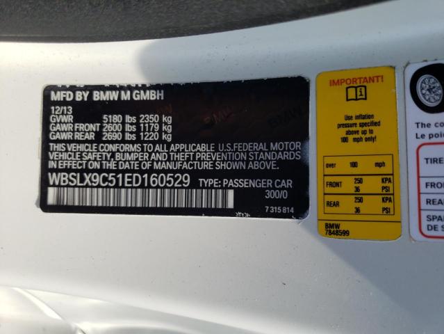 WBSLX9C51ED160529 BMW M6