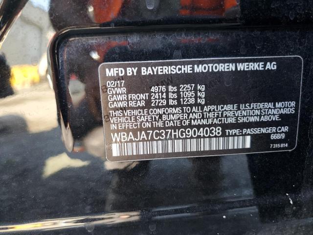 WBAJA7C37HG904038 BMW 530 XI