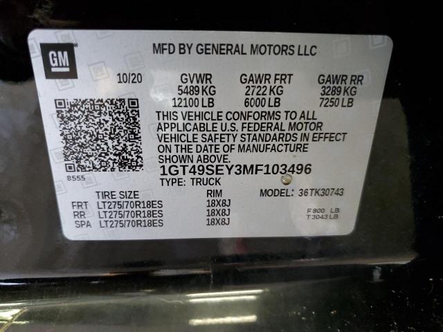 1GT49SEY3MF103496 GMC Sierra K3500