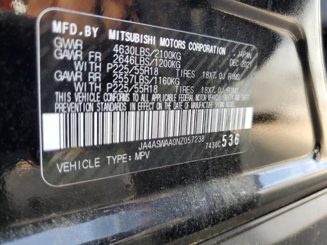 JA4ASWAA0NZ057238 Mitsubishi Eclipse Cross Se