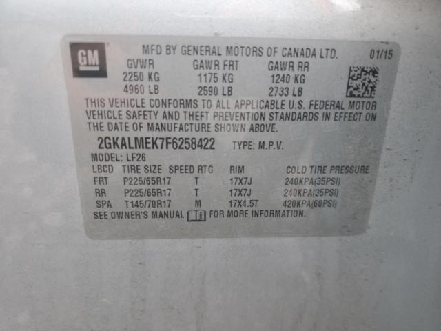 2GKALMEK7F6258422 GMC Terrain Sle