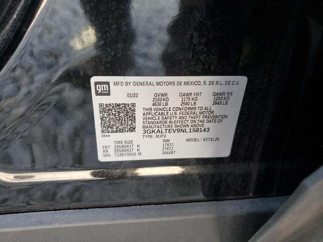 3GKALTEV9NL158143 GMC Terrain Sle