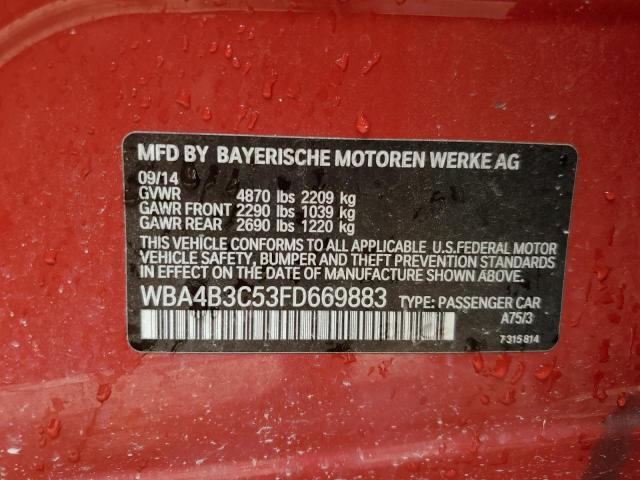 WBA4B3C53FD669883 BMW 435 Xi Gran Coupe