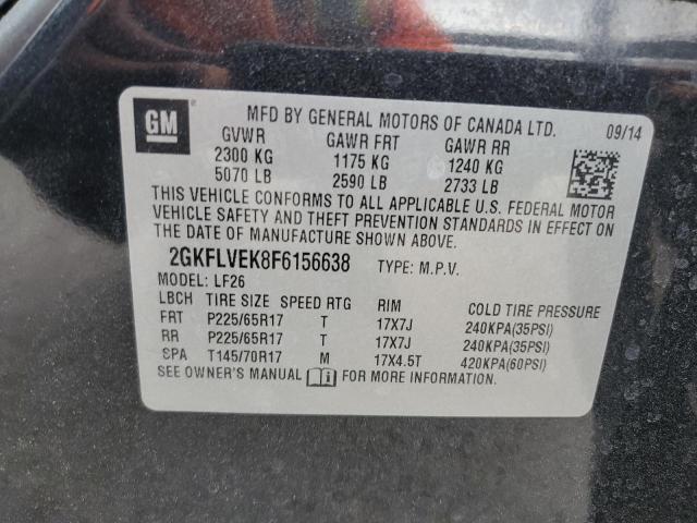 2GKFLVEK8F6156638 GMC Terrain Sle
