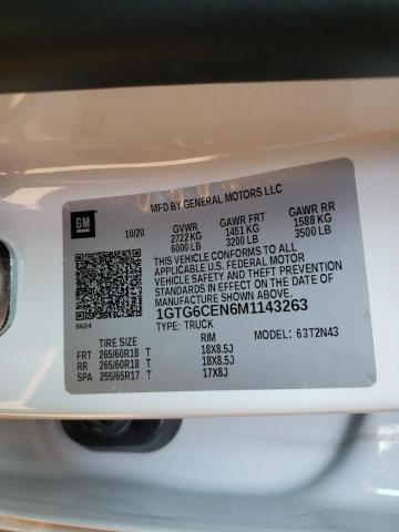 1GTG6CEN6M1143263 GMC Canyon Elevation