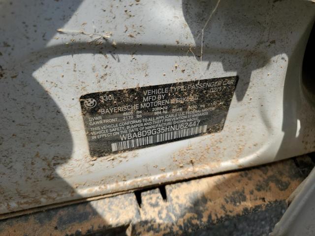 WBA8D9G35HNU62447 BMW 330 XI