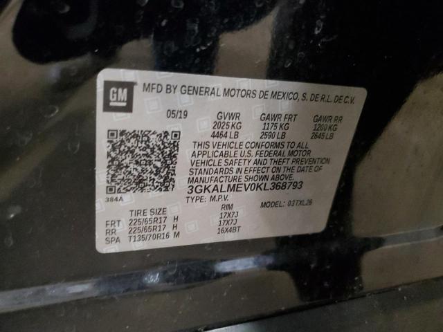 3GKALMEV0KL368793 GMC Terrain Sle