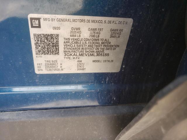 3GKALMEV1ML305155 GMC Terrain Sle