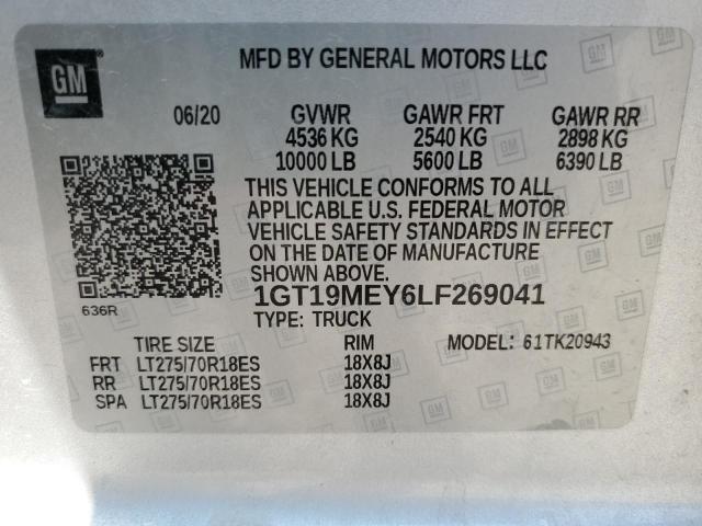 1GT19MEY6LF269041 GMC Sierra K2500 Sle