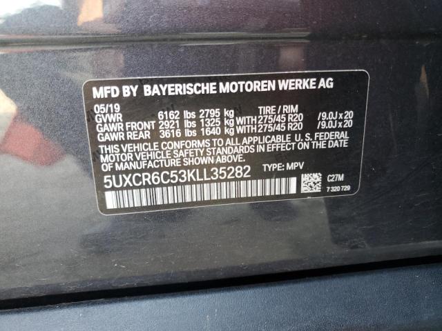 5UXCR6C53KLL35282 BMW X5 Xdrive40i