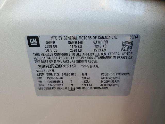 2GKFLXEK3E6303149 GMC Terrain Slt