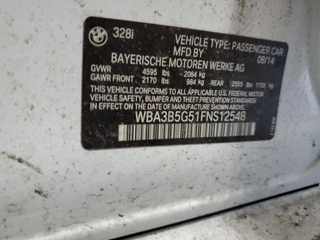 WBA3B5G51FNS12548 BMW 328 Xi Sulev