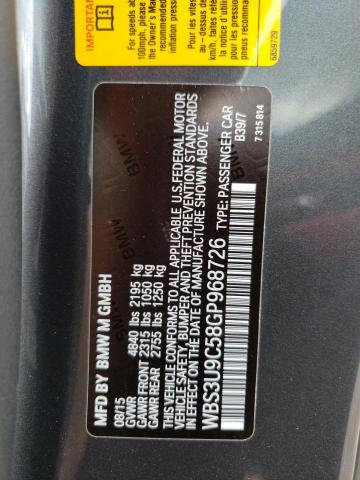 WBS3U9C58GP968726 BMW M4